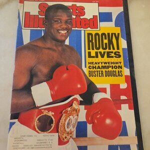 Sports Illustrated Buster Douglas Beats Mike Tyson 1990 Carlton Fisk